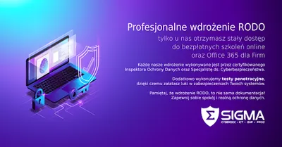Sigma Gdynia - cyberbezpieczeństwo, audyt bezpieczeństwa, KSC, RODO, IOD, SZBI, ISO